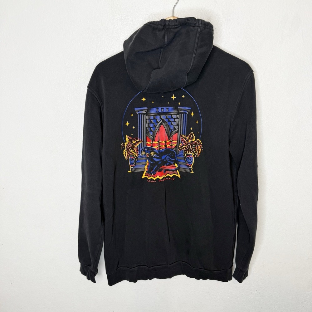 Adidas Skateboarding Atropia Hoodie Black Panther Sweatshirt Men's‎ Large